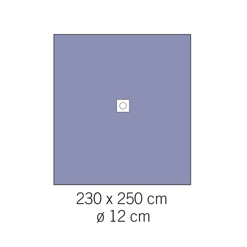 Hållakan pašlīmējošs evercare – 230x250cm caurums 12cm – 28 gab