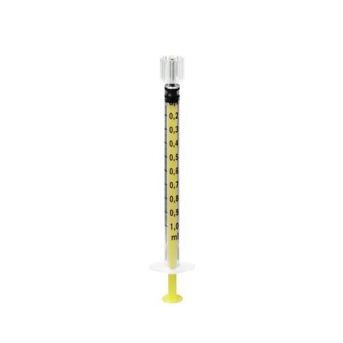 Šļirce 3-komponentu Omnifix NRFit – 1ml gradācija 0,01ml slīd – 100 gab.