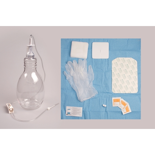 PleurX drenāžas komplekts – 1000 ml pudele ar piederumiem – 10 gab.