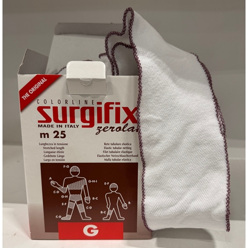 Tubnät Surgifix latexfri – G 8cmx25m rust rød