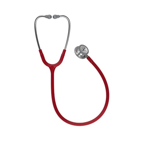 Littmann Classic III stetoskops – bordo krāsas, ar divpusēju galviņu