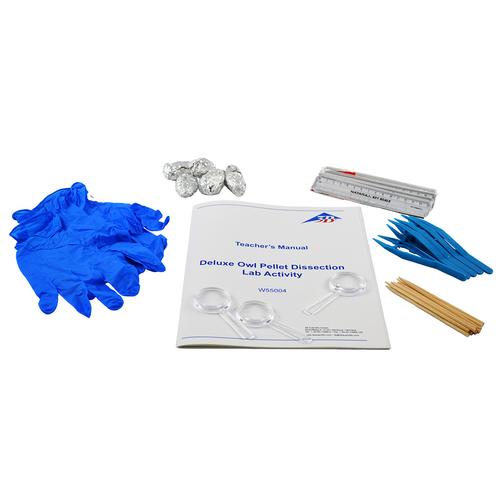 Luksusa pūču granulu dissekcijas laboratorijas aktivitāte