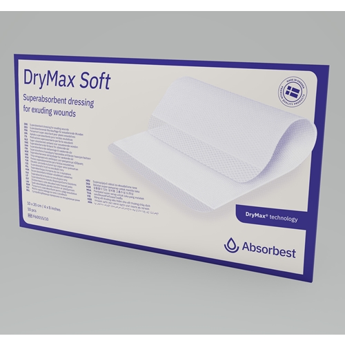 Superabsorberende forbinding DryMax Soft – 10x20cm – 10 stk