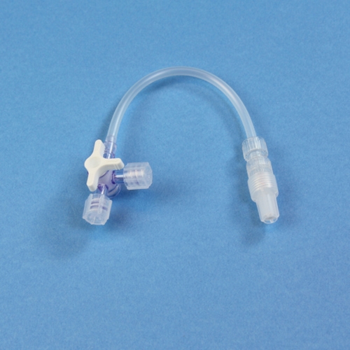 3-vejs hane Mediplast – 12cm slange PVC-fri – 30 stk