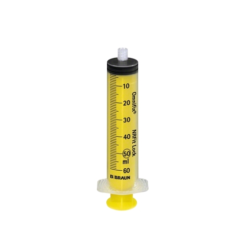 Šļirce 3-komponentu Omnifix NRFit – 50ml gradācija 1ml ar vāciņu – 100 gab.