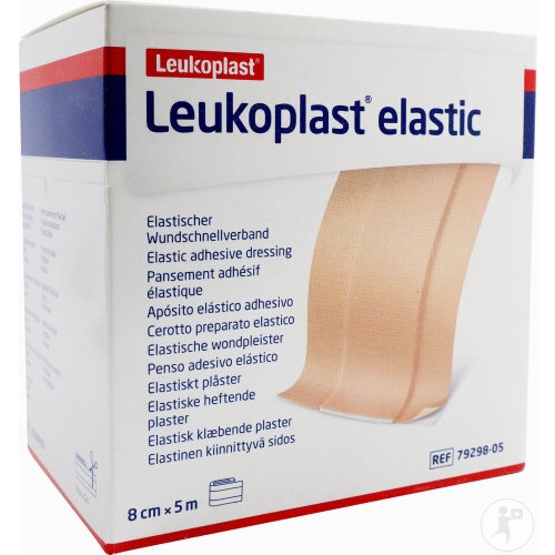 Tekstiililaastari Leukoplast Elastic – 8cmx5m rulla beige