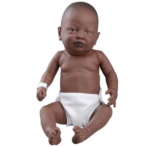 Afroamerikansk babyplejemodel, kvinde
