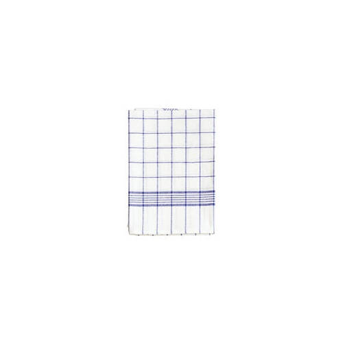 Glashandduk – 50x70cm blårutig – 10 st