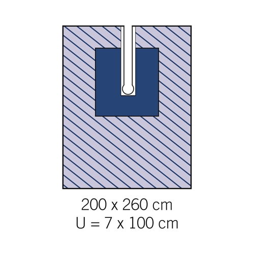 OP lagen slidser evercare – 200x260cm slidser 7x100cm – 18 stk