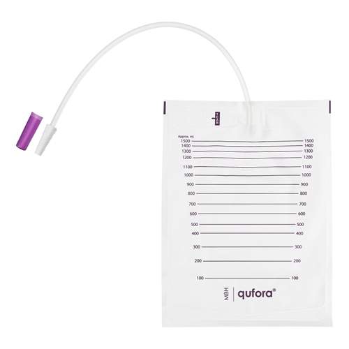Urinpose ikke tømbar Qufora – 1,5L 35cm bulkpakke – 25 stk