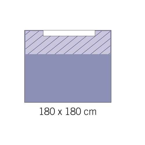 Op-Laken haftend Evercare – 180x180cm – 32 St.