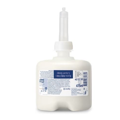 Sæbe Flydende Tør Premium S2 – 475ml Ekstra Mild uparfumeret – 8 stk