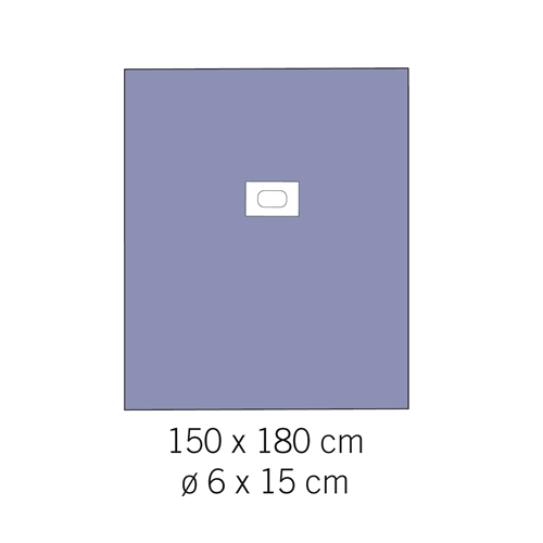 Hållakan pašlīmējošs evercare – 150x180cm ar caurumu 6x15cm – 48 gab.
