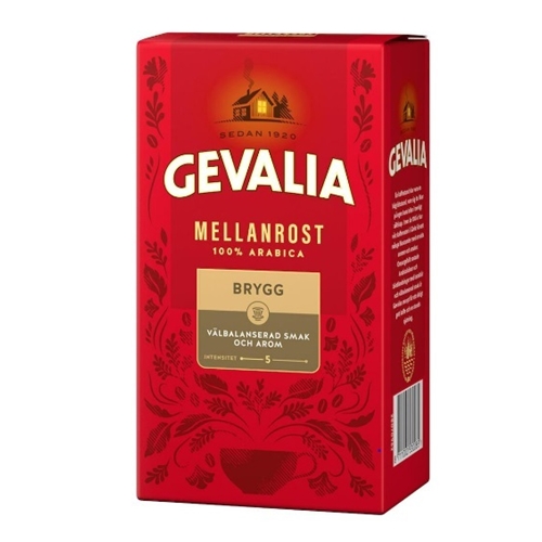 Kaffe Mellanrost Brygg – Gevalia 450g