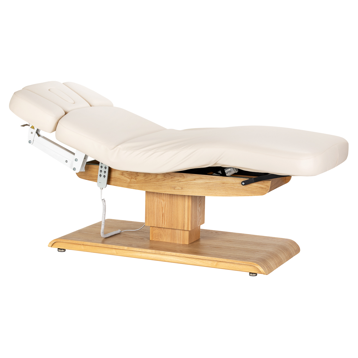 Spa-loungestol relax i cremefarve med lysebrun base