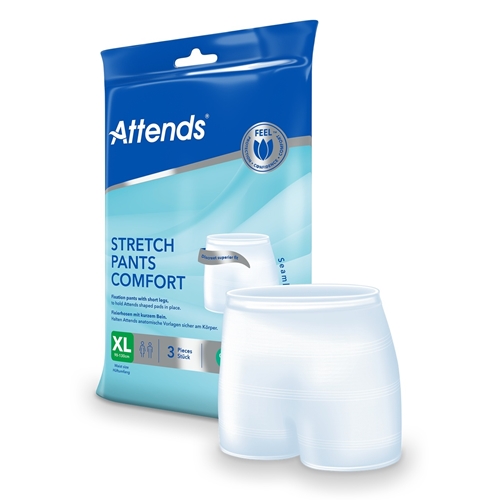 Fiksācijas bikses ar kājām – Attends StretchPant Comfort XL – 3 gab.