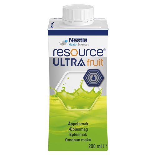 Resource Ultra Fruit – 4×200 ml Æble – 4 stk