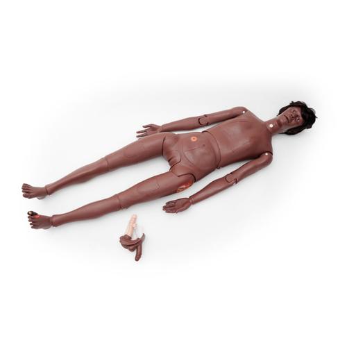 3B Scientific® Pacienta aprūpes manekens Basic, tumša āda