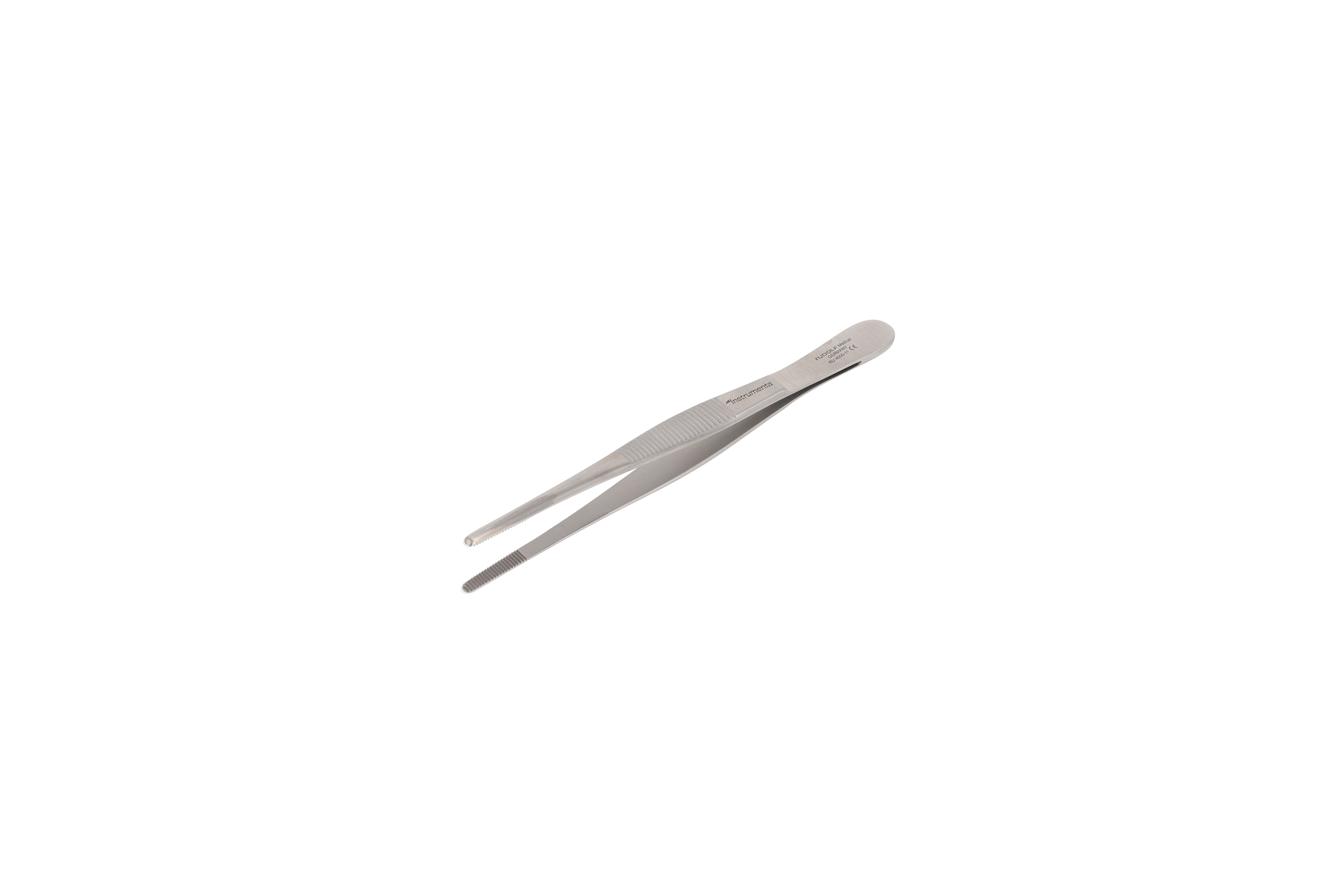 Anatomiskās pincetes 11 cm ar apaļu galu.