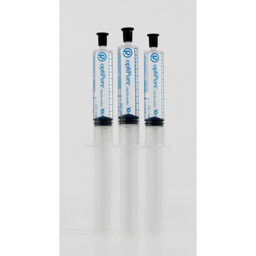 Katetru šļirce OptiPure – 10 ml sterils ūdens – 200 gab.