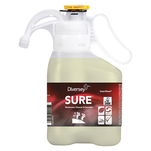 Sanitārijas tīrīšanas līdzeklis SURE Washroom Cleaner&Descaler – 1,4L pH=2 bez smaržas SD