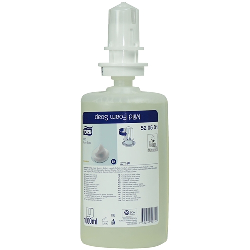 Skumtvål Tork Premium S4 – 1L Extra Mild parfymerad