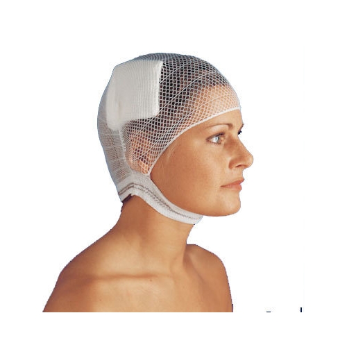Fikseringsbandage hoved Carefix – M blå markering – 10 stk