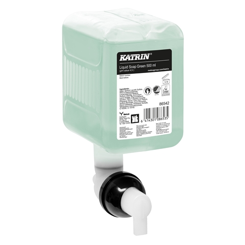 Šķidras roku ziepes Katrin Green – 500ml ar aromātu – 12 gab.