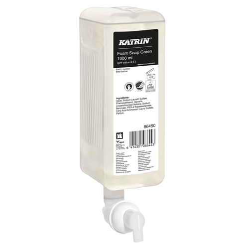 Putu ziepes Katrin Green – 1000ml ar aromātu – 6 gab.