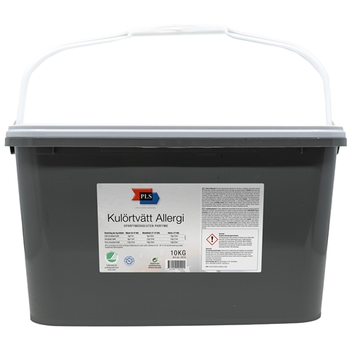Pyykinpesujauhe värilliselle pyykille PLS – 10kg Allergia hajusteeton Joutsenmerkki