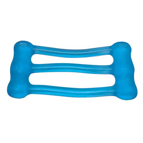 CanDo Jelly™ Expander Trīskāršais trenažieris ar 3 caurulēm – zils, smags | Alternatīva hantelēm