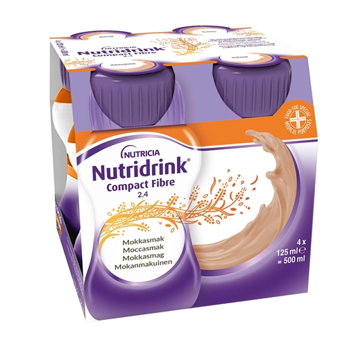 Nutridrink Compact Fibre – 4x125ml Mocca – 4 st