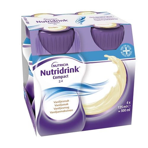 Nutridrink Compact – 4x125ml Vanilj – 4 st