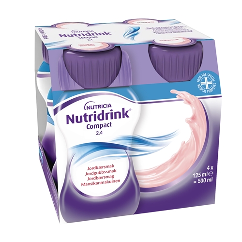 Nutridrink Compact – 4x125ml Jordgubb – 4 st
