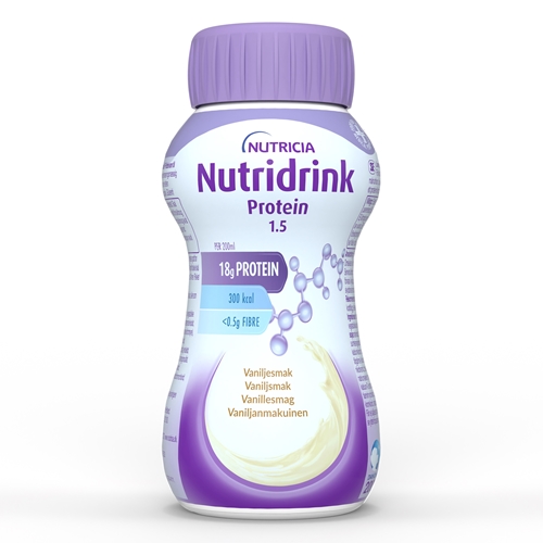 Nutridrink Protein – 4x200ml Vanilj – 4 st
