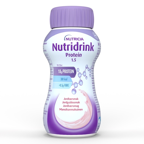 Nutridrink Protein – 4x200ml Jordgubb – 4 st