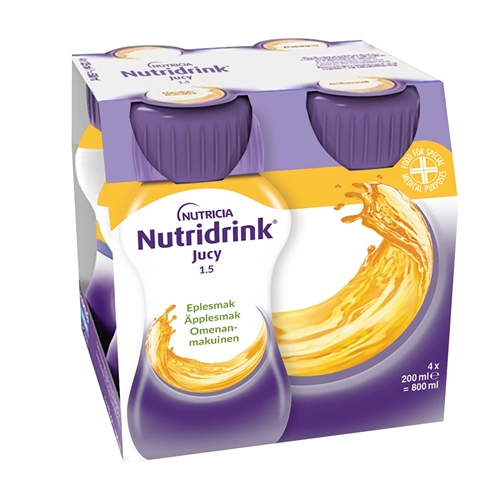 Nutridrink Jucy – 4x200ml Äpple – 4 st