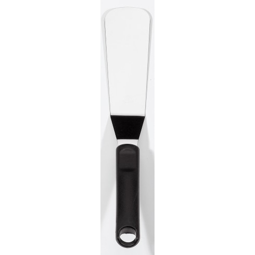 Stekspade vinklad metall – 16,5cm plasthandtag