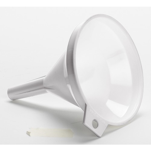 Tratt plast – 15/1,5cm vit