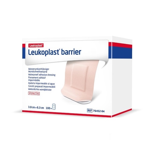 Laastarihaavakalvo Leukoplast Barrier – 3,8×6,3 cm beige – 100 kpl