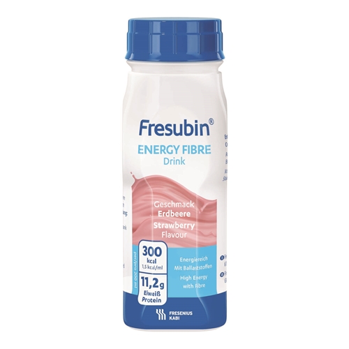 Fresubin Energy Fibre Drink – 4x200ml jordgubb – 4 st