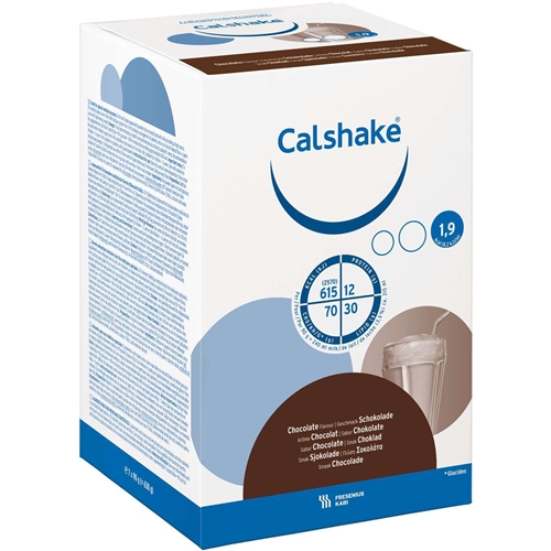 Calshake energipulver – 90g chokolade – 7 stk