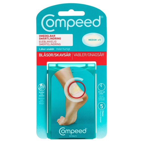 Plāksteri pret tulznām Compeed – 4,2×6,8cm 5/gab – 5 gab.