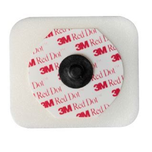 EKG elektrods 3M RedDot – 35x40mm ar pogu ilgstošai lietošanai – 50 gab.