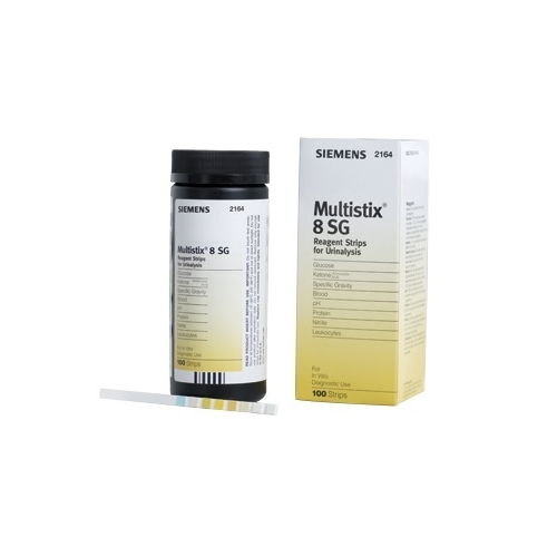 Urinstix Multistix-8SG – glu pro hB pH nit leu ket den – 100 stk