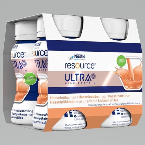 Resource Ultra – 4×125 ml Hasselnød – 4 stk