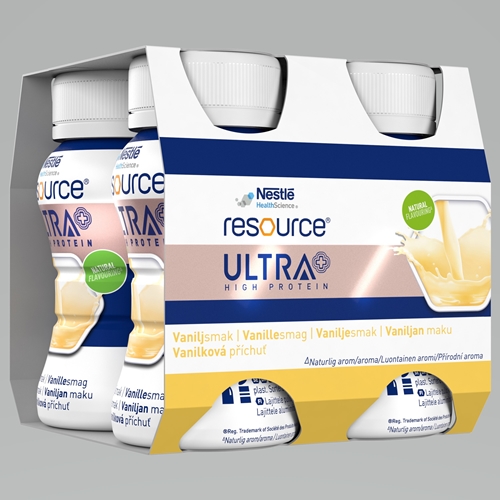 Resource Ultra – 4×125 ml Vanilje – 4 stk