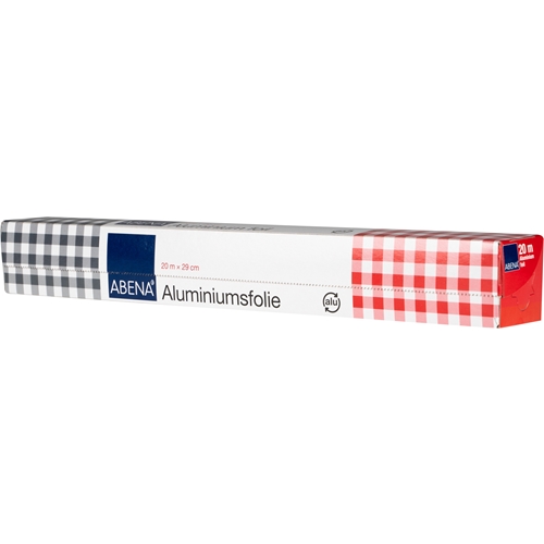 Folie aluminium med rivkant – 29cmx20m 10,5my