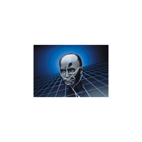 Syrgasmaske PVC Salter Labs – 2,1m 15L/min voksen HF – 25 stk