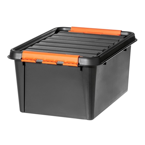 Förvaringsbox plast SmartStore – 31L 50x39x26cm grå m lock